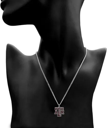 Vista 2 de Siskiyou Sports NCAA - Collar de cadena con dije pequeño, 20 pulgadas