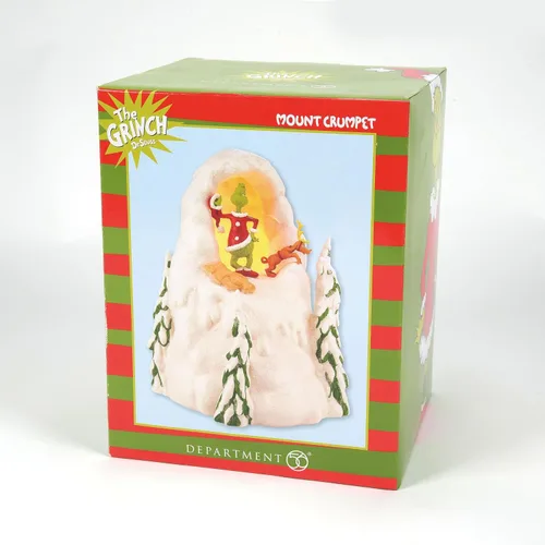 Vista 7 de Department 56 Casa iluminada del Grinch Monte Crumpet, 8.5 pulgadas