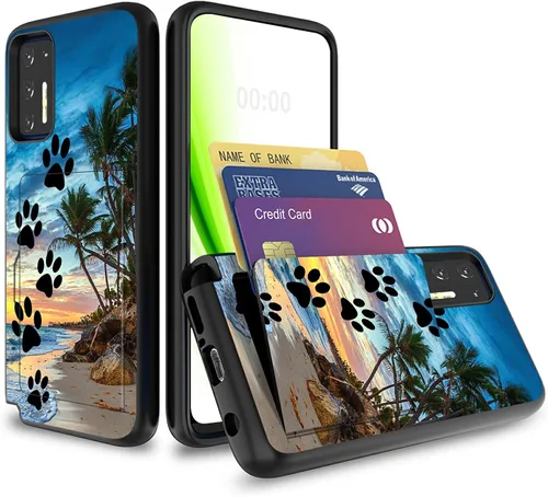 Vista 60 de Funda tipo cartera para Galaxy S20 FE de 6.5 pulgadas con ranura para tarjeta, tarjetas de crédito, tarjetas de crédito, funda para efectivo, doble