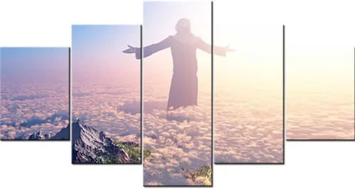 Vista 110 de TUMOVO Jesús Christian - Pintura sobre lienzo de 5 piezas