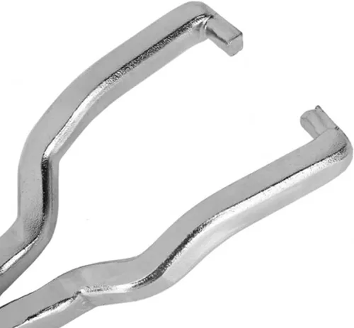 Vista 5 de Alicates de extracción de clip de línea de combustible, agarre de goma de acero inoxidable, línea de combustible, clip de gasolina, alicates