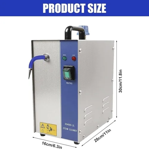 Vista 7 de Professional 2L/4L Jewelry Steam Cleaner: Multi-Purpose Ultrasonic Washer for Gems, Gold, Silver, Watches & More(Size:2L)