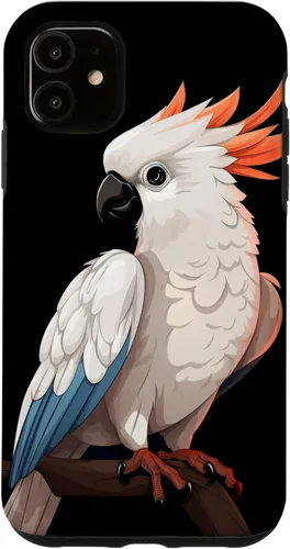 Vista 8 de iPhone 16 Cockatoo Parrot Tropical Bird Case