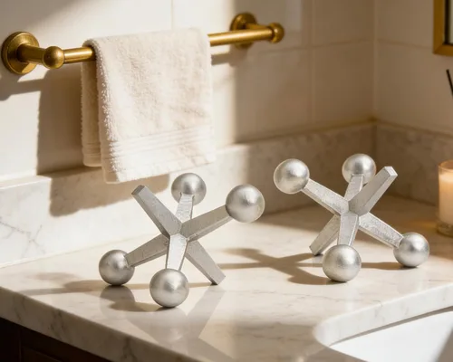 Vista 6 de Retro Jack Knick Knacks - Juego de 2 pequeños objetos decorativos antiguos para el hogar, dormitorio, oficina, estante, escritorio, estantería