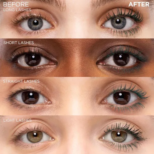 Vista 3 de L'Oréal Paris Makeup Voluminous Original - Mascara para ojos más intensos, lavable, color verde profundo (Deep Green), 0.27 fl oz