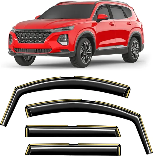 Vista 23 de protectores de lluvia en el canal para ventanas, compatibles con Chevy Express Van 1996-2026/GMC Savana 1996-2026, protectores de ventana extra