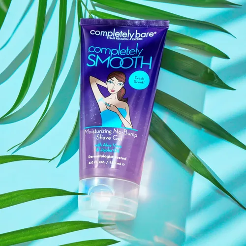 Vista 6 de completely bare Gel de afeitado hidratante sin golpes completamente suave - Aloe Vera hidratante y aceite de jojoba