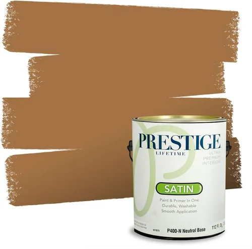 Vista 209 de PRESTIGE Pintura exterior e imprimación en uno, bronceado Aberdeen, plano, 1 galón