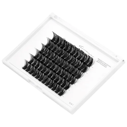 Vista 5 de Bodermincer Extensiones de pestañas en racimo Wispy Racimo Pestañas individuales de 0.315-0.787 in para elegir, extensiones de pestañas postizas