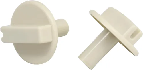 Vista 4 de 2 pomos de control de temperatura 63818002 compatibles con piezas de repuesto de perilla de calentador TPI63818002