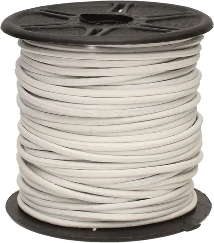 Vista 24 de The Beadsmith Cordón de cuero – Negro – Bobina de 0.039 in – 5 yardas/5.0 ft – Tanga de cuero indio ideal para trenzar, cuentas, collares, cordones