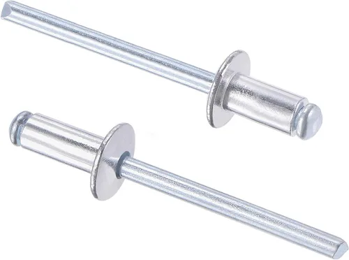 Vista 19 de uxcell Remaches ciegos, remaches de aluminio para tirar de remaches de decoración de núcleo de 0.197 in de diámetro de 1.181 in de longitud