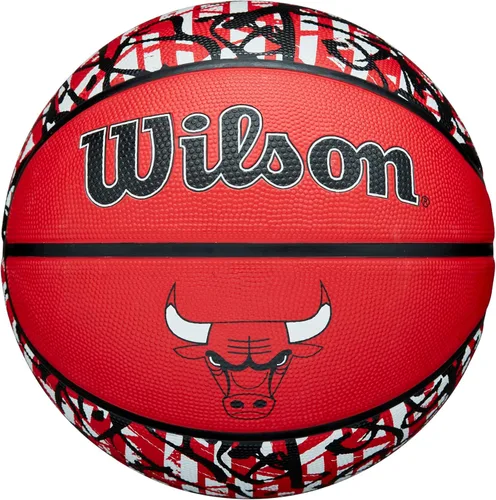 Vista 35 de Wilson NBA Team Balones de baloncesto con diseño de grafiti - Talla 7 - 29.5