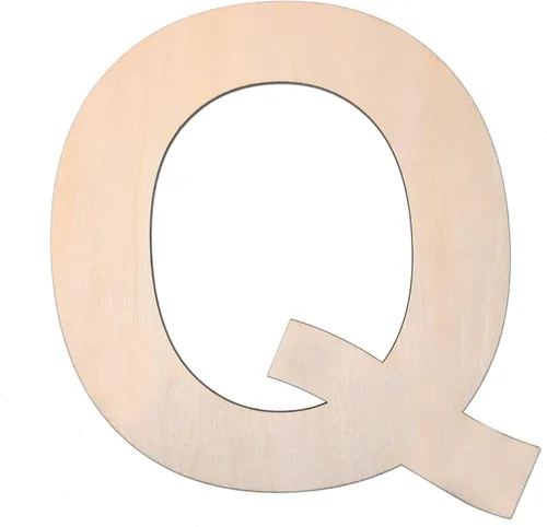 Vista 13 de Letra A de madera de 12 pulgadas, letra A de 1/4 de pulgada de grosor, grande de madera sin terminar para manualidades, decoración de pared del hogar