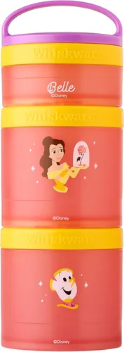 Vista 19 de Whiskware Disney Mickey Mouse y Amigos Recipientes para aperitivos apilables para bebés, niños pequeños y niños, 3 vasos apilables para aperitivos