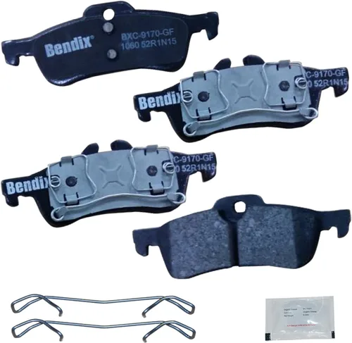 Vista 114 de Bendix Priority1 CFC154 - Juego de pastillas de freno de disco para Avanti II, Century, LeSabre, Regal, Riviera, chasis comercial, DeVille