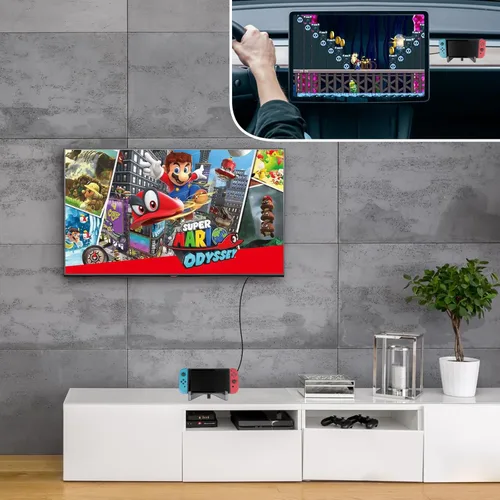 Vista 7 de Electight Estación de acoplamiento de TV para Nintendo SwitchSwitch OLED, base de interruptor de aluminio mejorada, salida HDMI 4K, base de carga