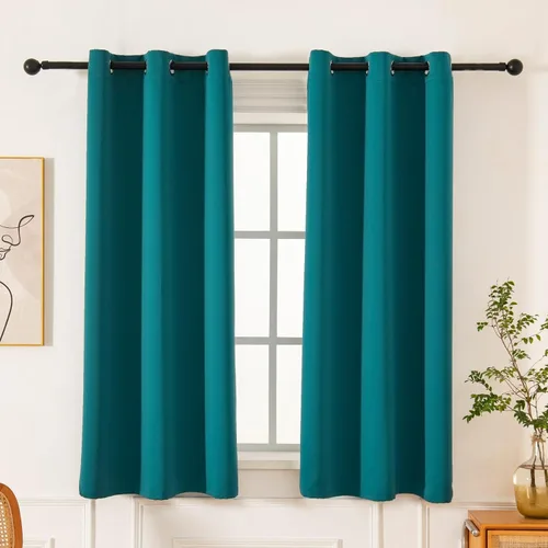 Vista 54 de Pickluc Paneles de cortina opacas con ojales, cortinas con bloqueo de luz para habitación, aislamiento térmico, reducción de ruido, protección