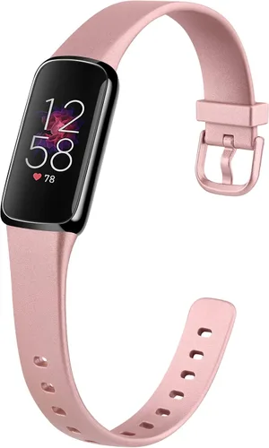 Vista 9 de Tobfit Correa de repuesto para Fitbit Luxe, correa de reloj flexible de silicona deportiva de repuesto para Fitbit Luxe bandas para mujeres y Beige