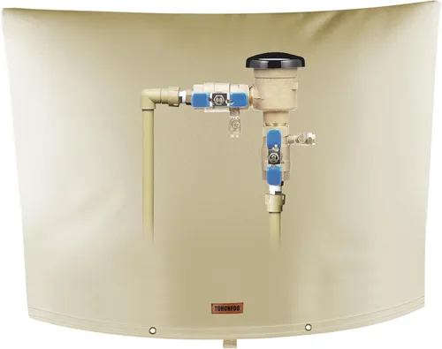 Vista 13 de Cubierta aislante de tubería para prevención de reflujo (5 °F) – Bolsa aislada para válvula de aspersor de riego – Cubierta de bomba de pozo de agua