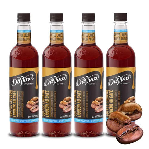 Vista 88 de DaVinci Gourmet Jarabe de chocolate blanco sin azúcar, 25.4 onzas líquidas (paquete de 1)