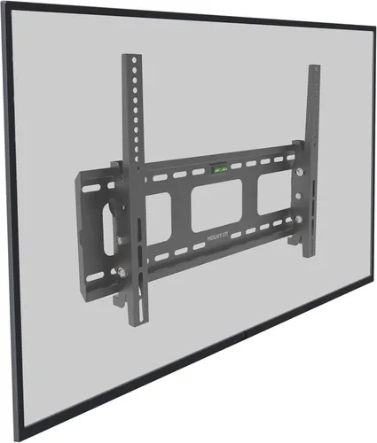 Vista 9 de Marca: MOUNT-IT! Soporte para pared con inclinación, reclinable, muy resistente, universal para televisores de 23 a 37 pulgadas Negro