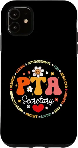 Vista 5 de iPhone 15 Parents Teacher Association Team Supporter PTA Secretary Case