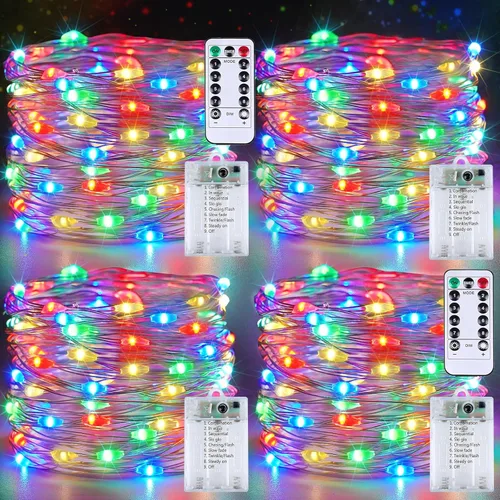 Vista 26 de YIQU Guirnalda de luces de decoración de Pascua, 10 pies, 12 LED, guirnalda de mantel de pollitos para interiores, funciona