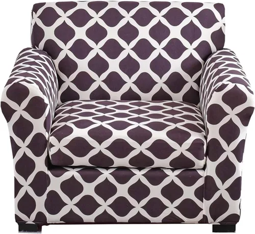 Vista 94 de Fundas elásticas para sofá de 1/2/3 cojines, funda estampada con fundas de cojín de asiento separadas, fundas de sofá lavables, protector de muebles