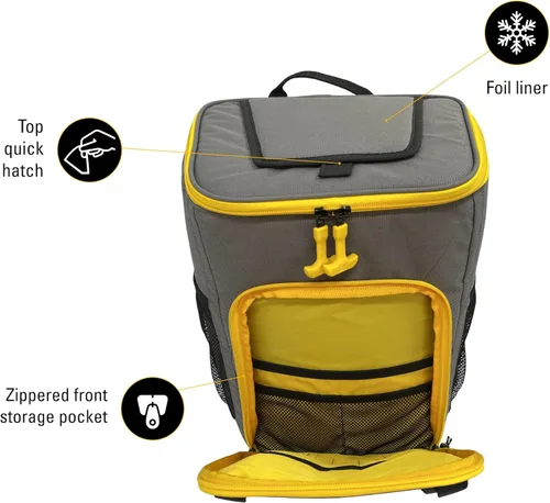 Vista 3 de Caterpillar Mochila de lata, grisnegro, talla única, GrisNegro, talla única , Mochila Can