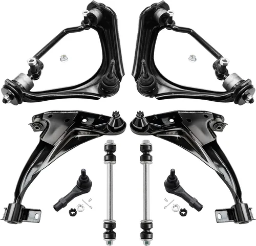 Vista 334 de Detroit Axle - Kit de brazos de control delanteros de 8 piezas para Toyota Sienna 2004-2010, 2 brazos de control inferiores con rótulas, 4 barras