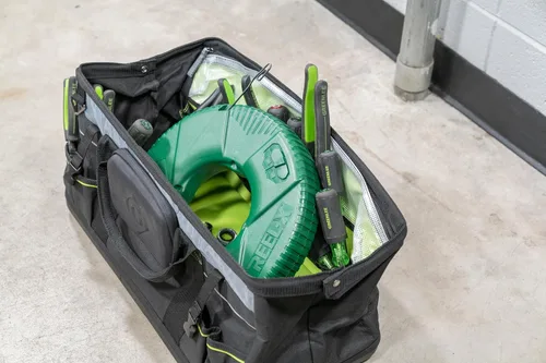 Vista 7 de Greenlee FTXSS-240 Reel-X - Cinta adhesiva de acero inoxidable, 240 pies, color verde