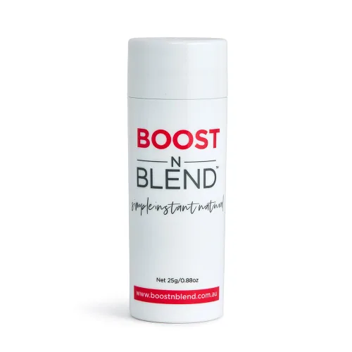 Vista 10 de Boost N Blend Volumizador de cabello con corrector de cuero cabelludo y fibras de algodón para adelgazar el cabello en mujeres (0.88 onzas)