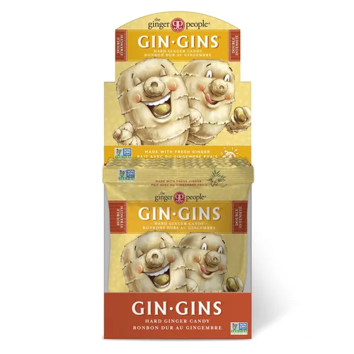 Vista 11 de GIN GINS Original Ginger Chews – Dulces 100% naturales de The Ginger People – Golosinas saludables envueltas individualmente – Hecho con el rizoma