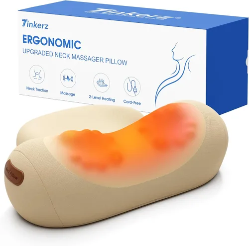 Almohada masajeadora de cuello Shiatsu con masaje, calor y tracción Avena