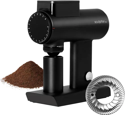 Vista 10 de TIMEMORE Sculptor 064S Molinillo de Granos de Café con Fresas Planas, Molinillo Eléctrico para Espresso con Ajuste de Grosor Sin Escalones, Adecuado