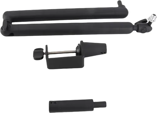 Vista 5 de Boom Arm Mic Stand, Microphone Stand with Desk Mount Clamp Adjustable Boom Arm Streaming Accessories for Live Streaming Gaming