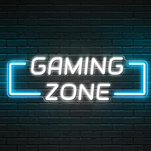 Vista 12 de Kavaas Letrero de neón de arcade, letreros LED para decoración de sala de arcade, letrero de neón retro para dormitorio de niños, decoración