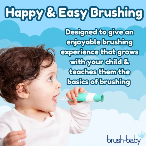 Vista 7 de Brush-Baby BabySonic Cabezales de repuesto (0-18 meses (paquete de 2))