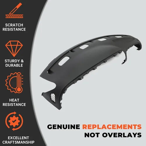 Vista 4 de Kojem Reemplazo de tablero compatible con Dodge Ram 1500 1998-2001; compatible con Dodge Ram 2500 3500 1998-2002 reemplazo del tablero