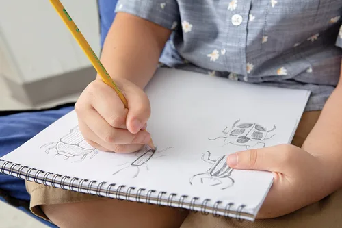 Vista 6 de Ticonderoga. - Lápices de grafito #2 HB blando, pre afilados, color amarillo.