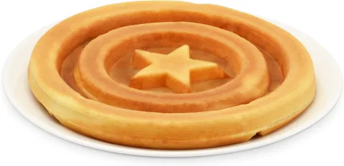 Vista 5 de Marvel MVA-278 Captain America Shield Waflera, azul, Captain America, Azul