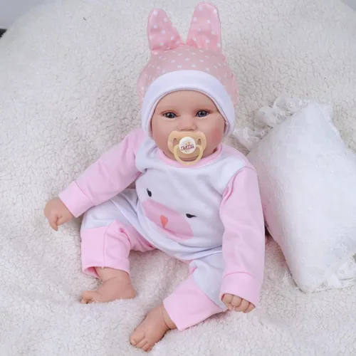 Vista 6 de BABESIDE Muñecas de bebé Reborn, muñeca bebé recién nacida de vinilo suave de 20 pulgadas, muñeca bebé realista y poseable, muñecas bebé realistas