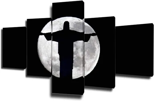 Vista 9 de TUMOVO Jesús Christian - Pintura sobre lienzo de 5 piezas