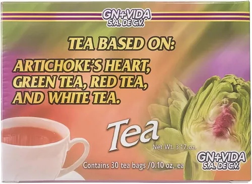 1 Caja/Caja Alcachofivida Alcachofivida TÉ Caja con 30 bolsitas de té / Caja con 30 sobres de te