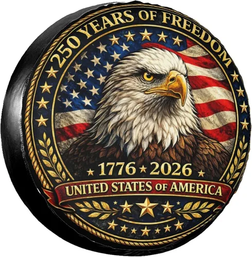 Vista 15 de Funda personalizada para neumático de repuesto, cubierta universal para rueda, añade tu propia foto, texto, logotipo, impermeable, a prueba