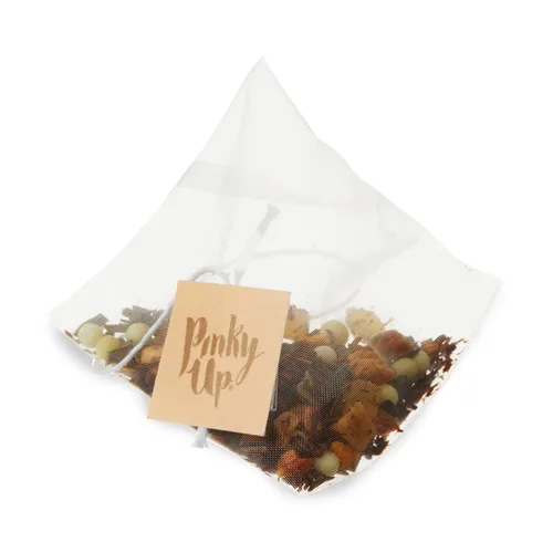Vista 8 de Pinky Up Bolsitas de té Boba de mango y guayaba - Té de burbujas de hoja entera sin calorías - Regalo Boba 12 bolsas de té biodegradables
