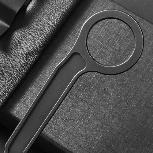 Vista 5 de CCanku C1134 Cuchillo de hoja fija, hoja D2, mango de acero inoxidable, cuchillo de herramienta EDC para supervivencia, campamento al aire libre