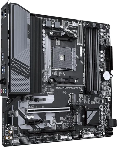 Vista 6 de GIGABYTE Placa base B550M Gaming X WIFI6, compatible con procesadores AMD AM4 Ryzen 5000, Micro-ATX, DDR4, 2X M.2, PCIe 4.0, WIFI6, LAN de 1GbE