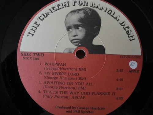 Vista 6 de The Concert For Bangla Desh, 3 Record Box Set w/Booklet from Apple Records STCX 3385 Vinyl Lp's EX George Harrison, Billy Preston, Leon Russell